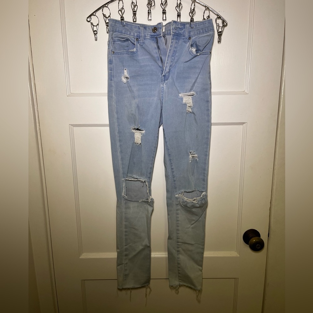 Forever 21 ripped skinny jeans size 24